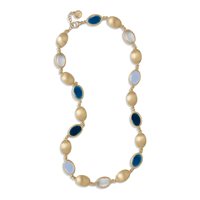 Collana Aquaforte Donna Caramelle Ovali in Argento H4184888